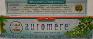Auromere Toothpaste - Classic Licorice